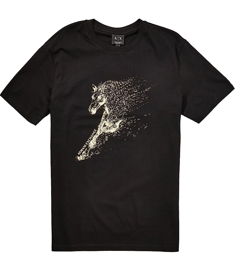 Armani Exchange Chinese New Year Mercerized Graphic Short Sleeve T-Shirt