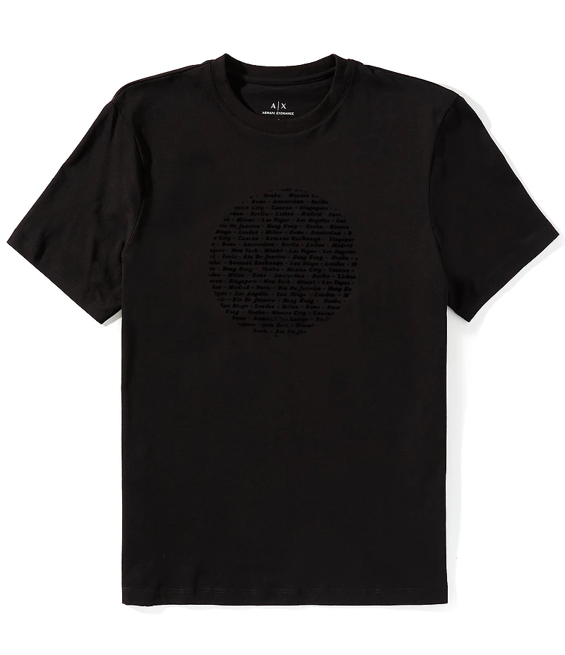 Armani Exchange Circle Graphic Short Sleeve T-Shirt