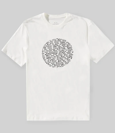 Armani Exchange Circle Graphic Short Sleeve T-Shirt