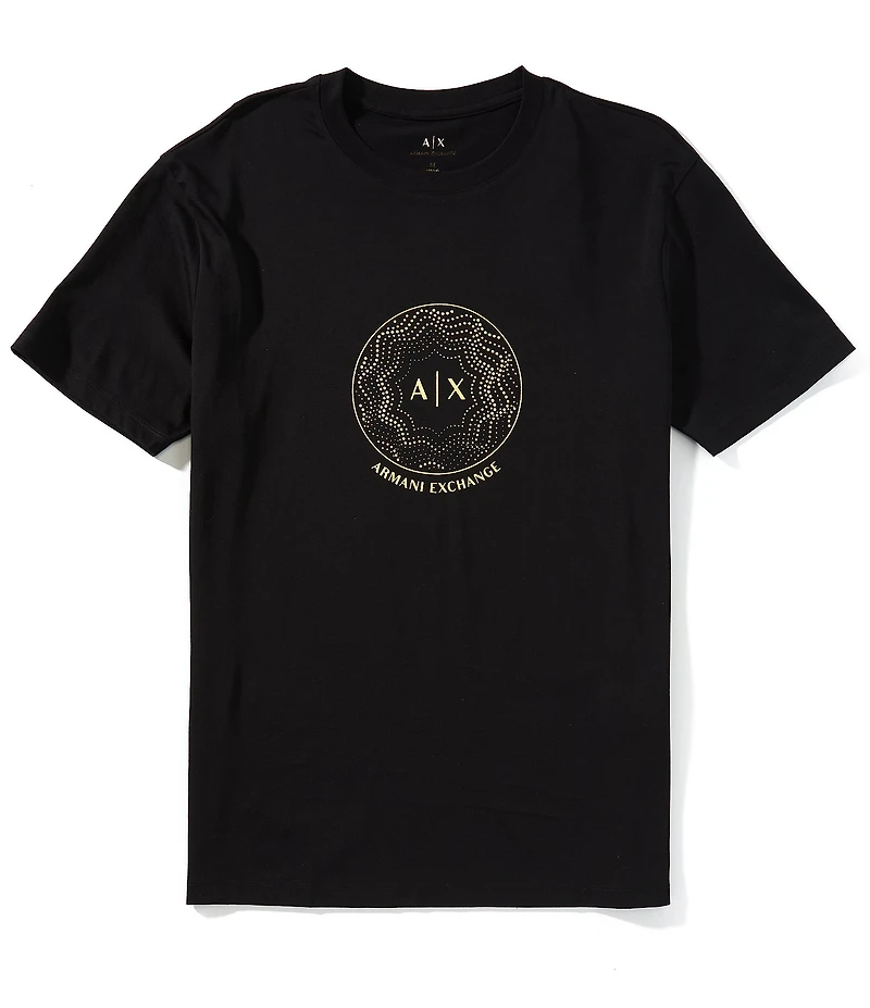 Armani Exchange Circular Logo Short Sleeve T-Shirt