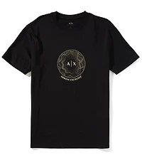 Armani Exchange Circular Logo Short Sleeve T-Shirt