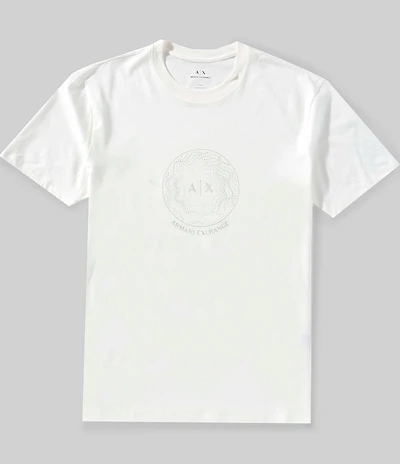 Armani Exchange Circular Logo Short Sleeve T-Shirt