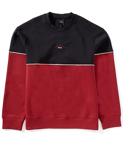Armani Exchange Color Block Sweatshirt