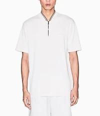 Armani Exchange Contrast Trim Short Sleeve Polo Shirt