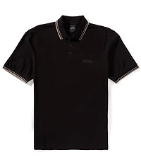 Armani Exchange Contrast Trim Short Sleeve Polo Shirt