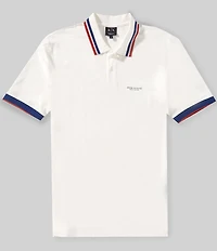 Armani Exchange Contrasting Collar Short Sleeve Polo Shirt