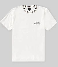 Armani Exchange Contrasting Collar Short Sleeve T-Shirt