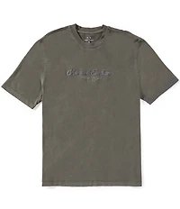 Armani Exchange Cursive Chest Logo Short Sleeve T-Shirt