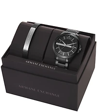 Armani Exchange Dress Watch Bracelet Gift Set