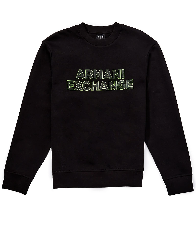 Armani Exchange Elevated Logo Crewneck Pullover