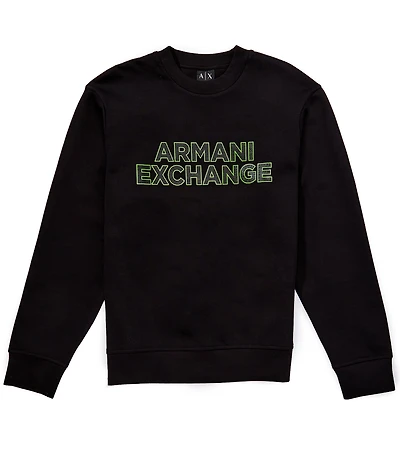 Armani Exchange Elevated Logo Crewneck Pullover
