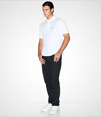 Armani Exchange Icon Chest Logo Short Sleeve Polo Shirt