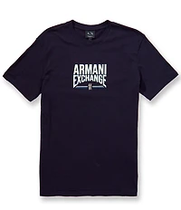 Armani Exchange Jersey Wording Short Sleeve T-Shirt
