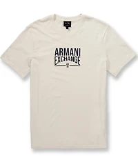 Armani Exchange Jersey Wording Short Sleeve T-Shirt