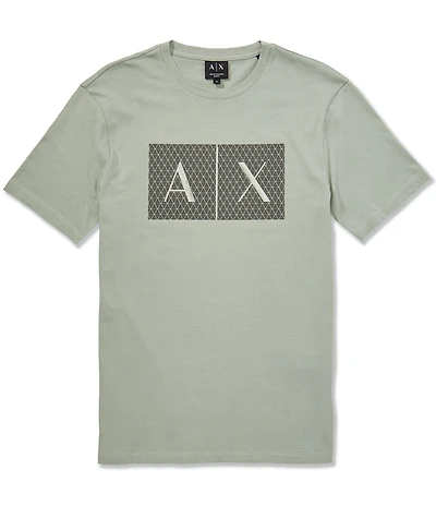 Armani Exchange Large Ax Box Logo Short Sleeve T-Shirt