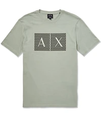 Armani Exchange Large Ax Box Logo Short Sleeve T-Shirt