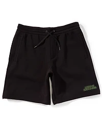 Armani Exchange Logo Fleece 8#double; Inseam Shorts