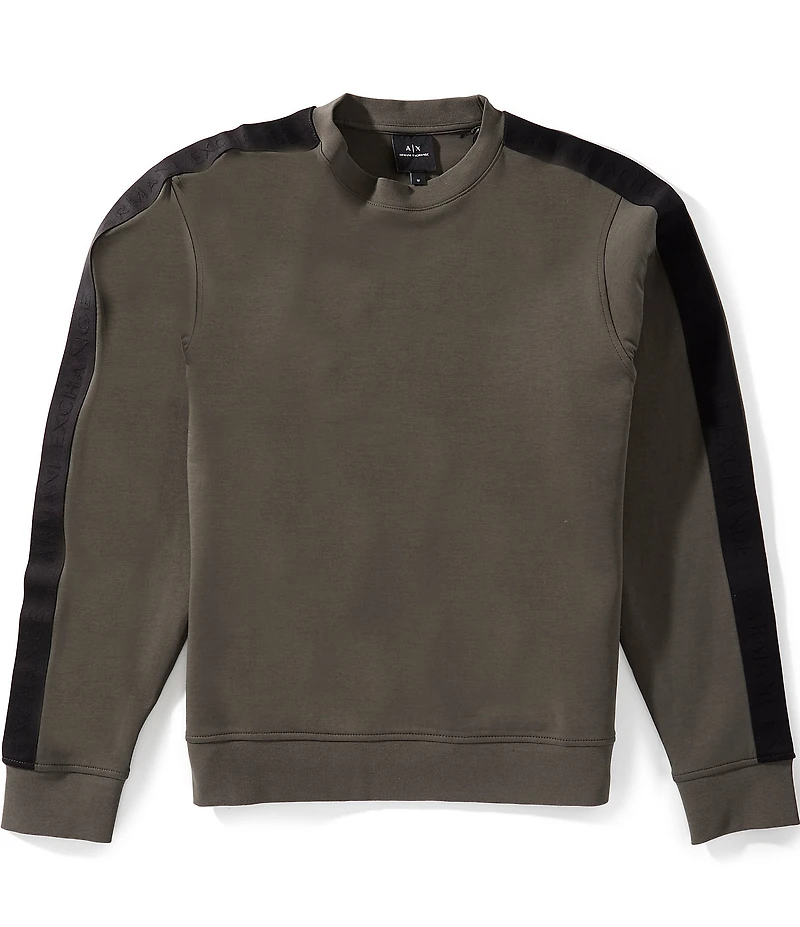 Armani Exchange Logo Tape Crew Neck Sweatshirt