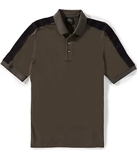 Armani Exchange Logo Tape Short Sleeve Polo Shirt