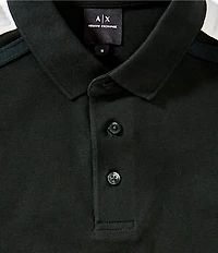 Armani Exchange Logo Tape Short Sleeve Polo Shirt