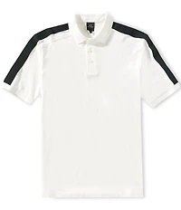 Armani Exchange Logo Tape Short Sleeve Polo Shirt