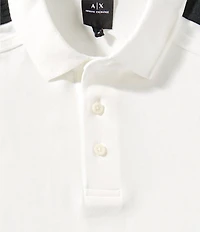 Armani Exchange Logo Tape Short Sleeve Polo Shirt