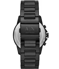 Armani Exchange Men's Banks Chronograph Stainless Steel Bracelet Watch and Bracelet Set