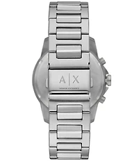 Armani Exchange Men's Banks Rd. Quartz Chronograph Stainless Steel Bracelet Watch Gift Set