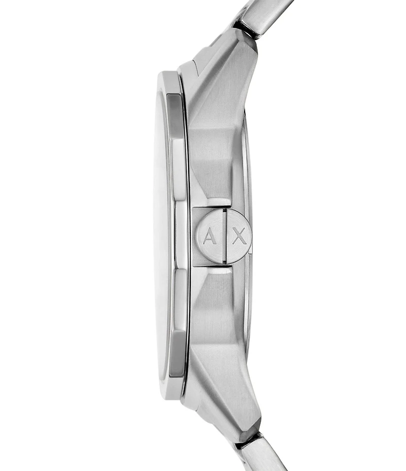 Armani Exchange Men's Banks Rd. Three-Hand Stainless Steel Bracelet Watch