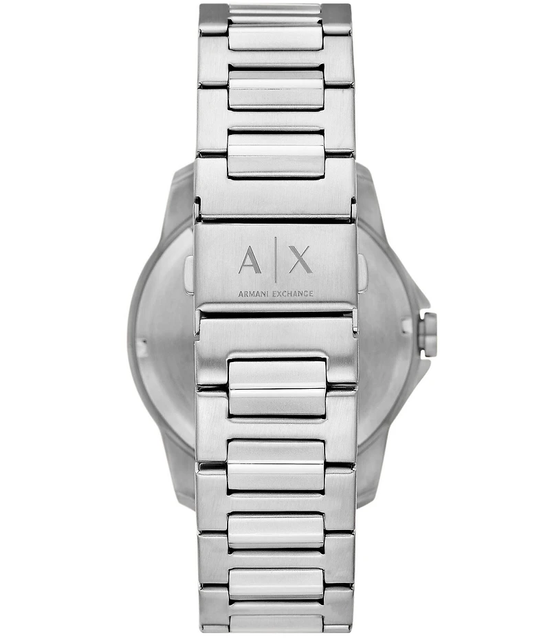 Armani Exchange Men's Banks Rd. Three-Hand Stainless Steel Bracelet Watch