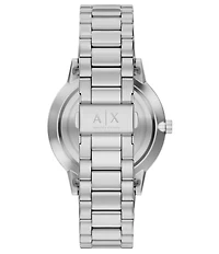 Armani Exchange Men's Cayde Three-Hand Stainless Steel Bracelet Watch Set