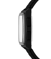 Armani Exchange Men's Digital Silicone Strap Watch