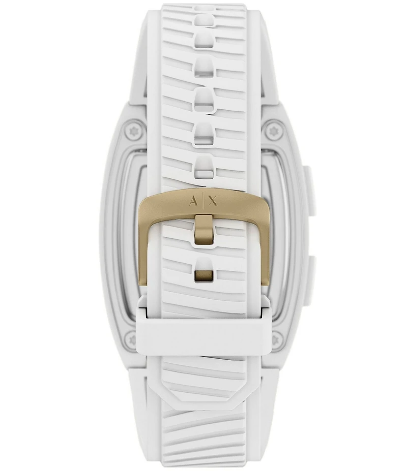 Armani Exchange Men's Digital Silicone Strap Watch