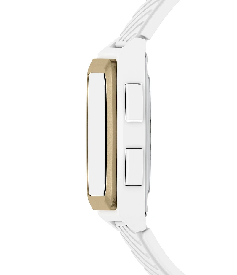 Armani Exchange Men's Digital Silicone Strap Watch