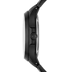 Armani Exchange Men's Hampton Automatic Black Stainless Steel Bracelet Watch