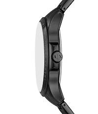 Armani Exchange Men's Hampton Rd. Multifunction Black Stainless Steel Bracelet Watch