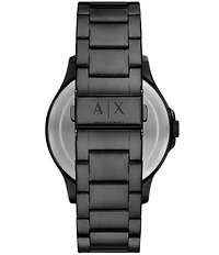 Armani Exchange Men's Hampton Rd. Multifunction Black Stainless Steel Bracelet Watch