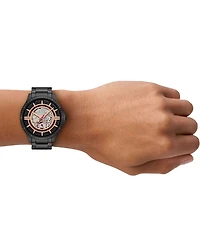 Armani Exchange Men's Hampton Rd. Multifunction Black Stainless Steel Bracelet Watch
