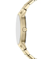 Armani Exchange Men's Lexon Quartz Three-Hand Stainless Steel Bracelet Watch