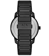 Armani Exchange Men's Lexon Quartz Three-Hand Stainless Steel Bracelet Watch