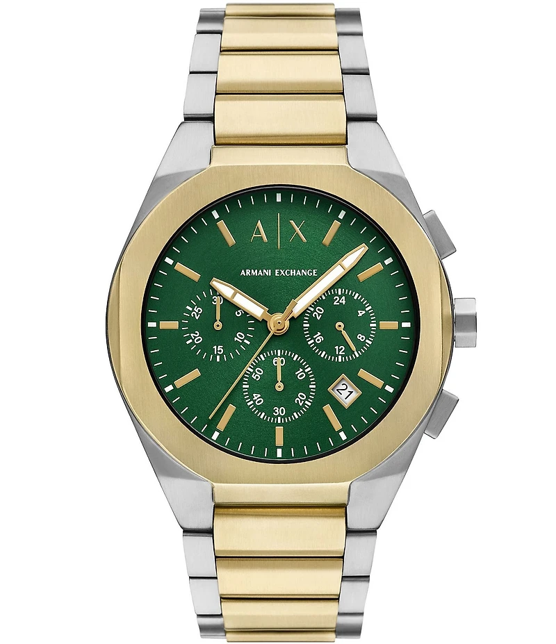 Armani Exchange Men's Rafael Chronograph Stainless Steel Bracelet Watch