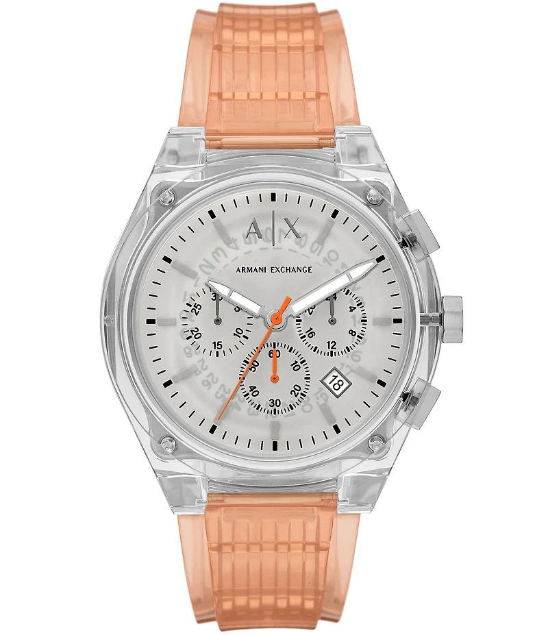 Armani Exchange Men's Raphael Rd. Quartz Chronograph Strap Watch