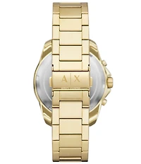Armani Exchange Men's Spencer Rd. Quartz Chronograph Gold Tone Stainless Steel Bracelet Watch