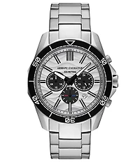 Armani Exchange Men's Spencer Rd. Quartz Chronograph Stainless Steel Bracelet Watch