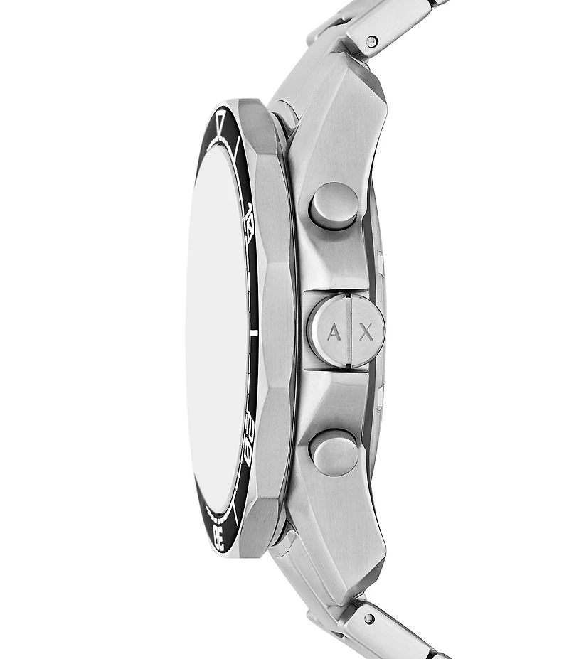 Armani Exchange Men's Spencer Rd. Quartz Chronograph Stainless Steel Bracelet Watch
