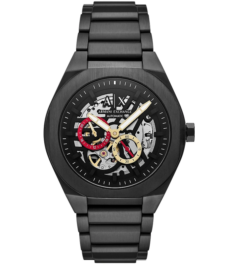 Armani Exchange Men's Sync Rd. Automatic Stainless Steel Bracelet Watch