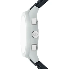 Armani Exchange Men's Sync Rd. Chronograph Silicone Strap Watch