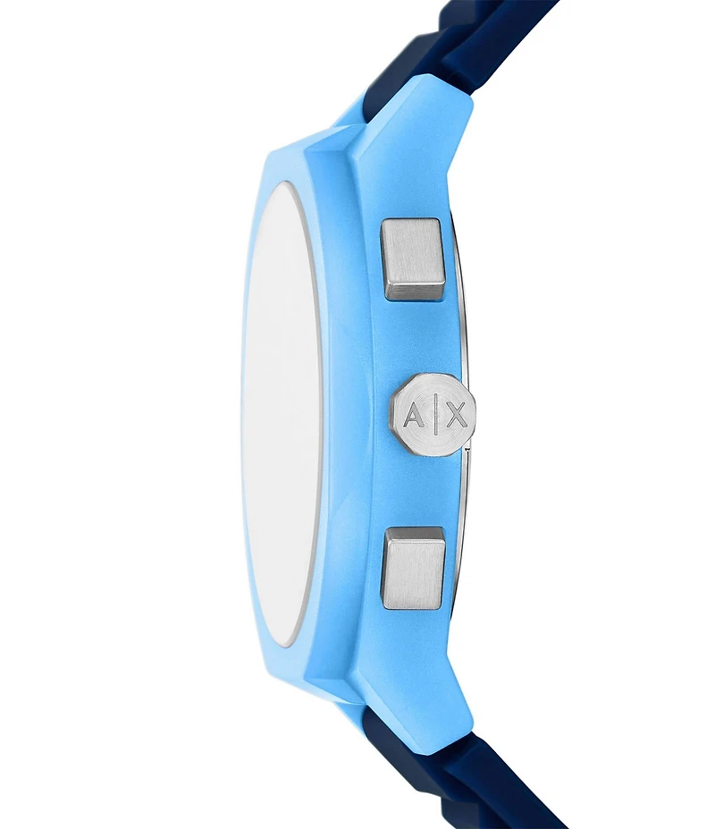 Armani Exchange Men's Sync Rd. Chronograph Silicone Strap Watch