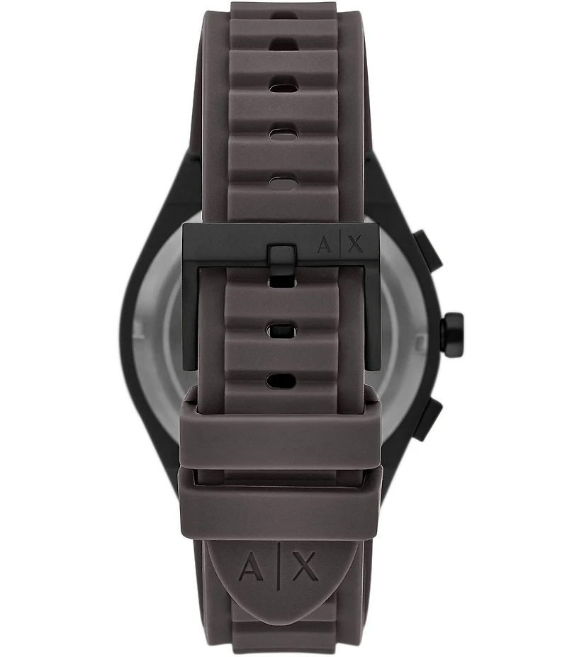 Armani Exchange Men's Sync Rd. Chronograph Silicone Strap Watch