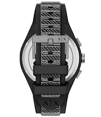 Armani Exchange Men's Sync Rd. Multifunction Silicone Strap Watch